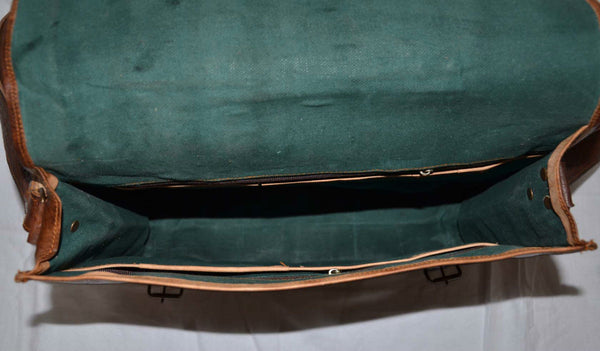 handmade vintage leather messenger bags