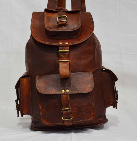 leather rucksack for women