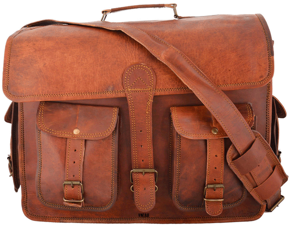 genuine leather laptop bag