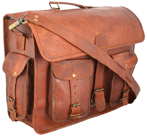 leather laptop and messenger bags