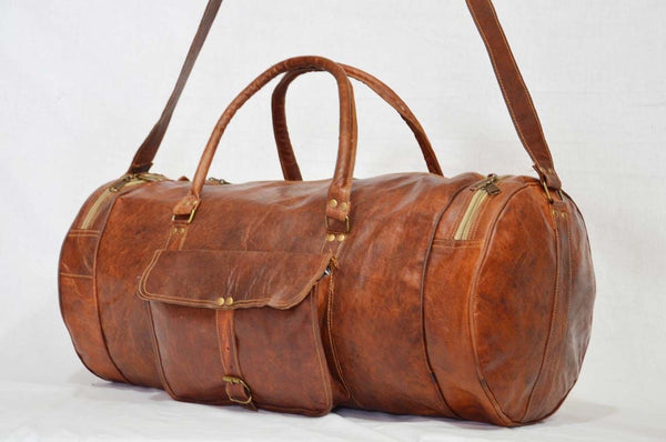 leather overnight bags