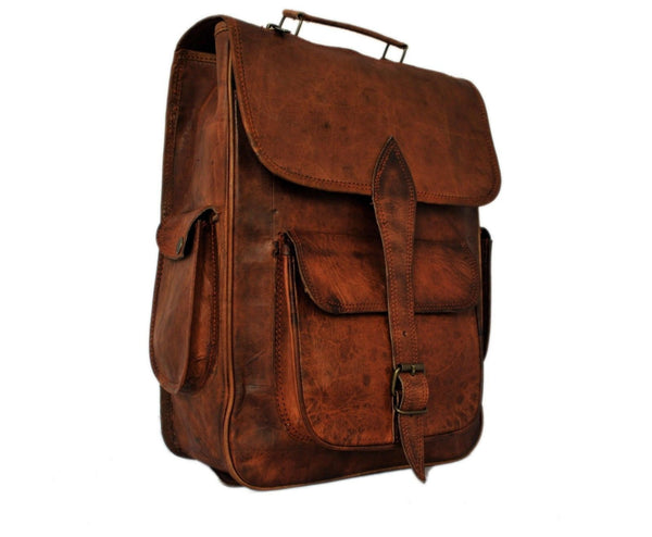 leather rucksack vintage leather