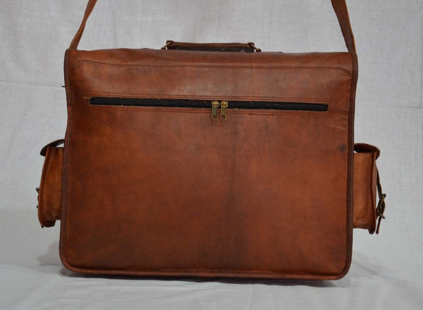 leather messenger bag