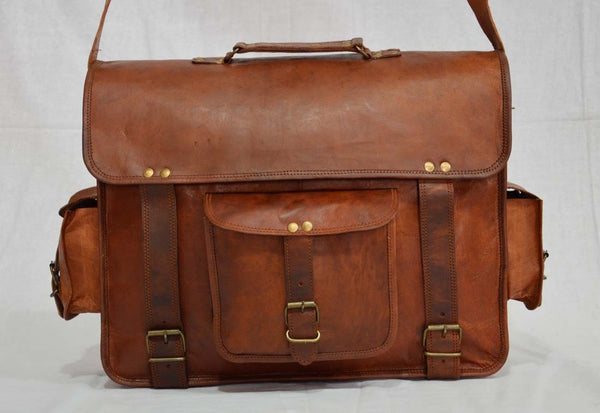 mens leather laptop bags