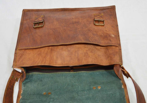 laptop messenger handmade bag