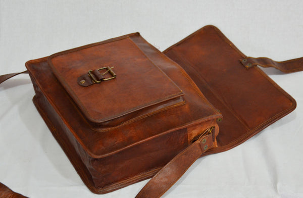 vintage leather satchels