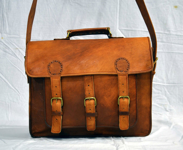 real  leather messenger bag for women