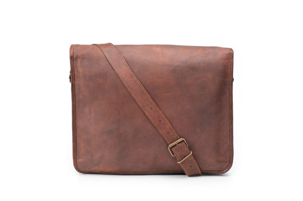 leather satchel  vintage leather