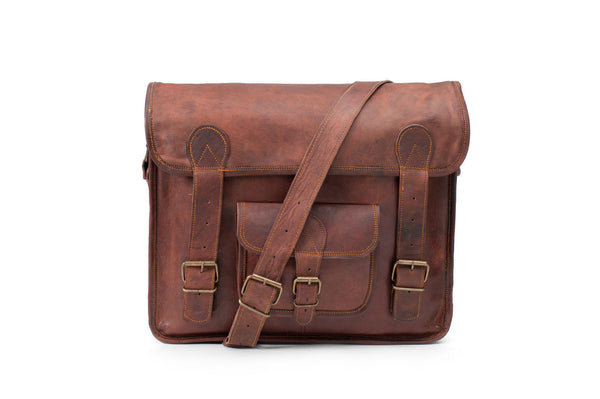 handmade vintage leather satchel bags