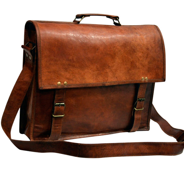 leather laptop messenger bags