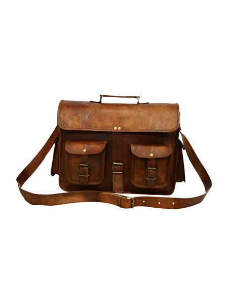 handmade leather satchel  for men and for women