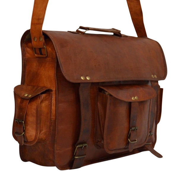 leather laptop bag