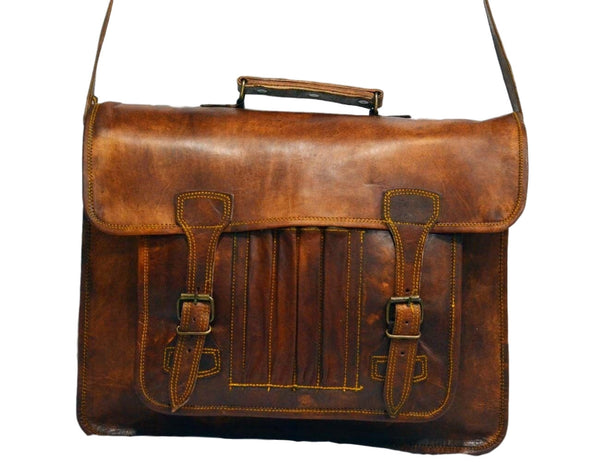 mens leather vintage bags